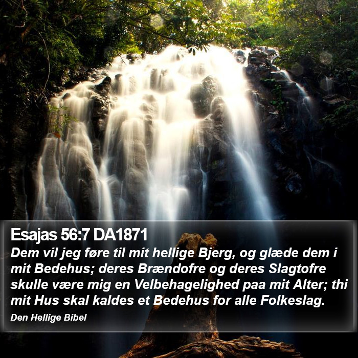 Esajas 56:7 DA1871 Bible Study