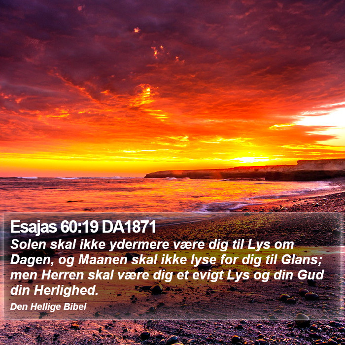 Esajas 60:19 DA1871 Bible Study