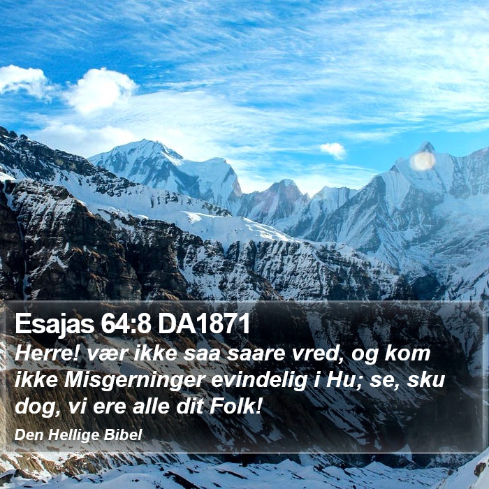 Esajas 64:8 DA1871 Bible Study