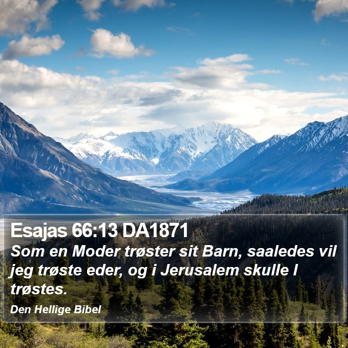 Esajas 66:13 DA1871 Bible Study