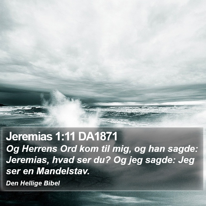 Jeremias 1:11 DA1871 Bible Study