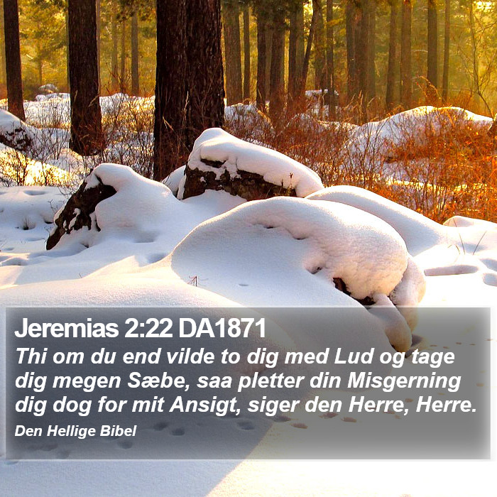 Jeremias 2:22 DA1871 Bible Study