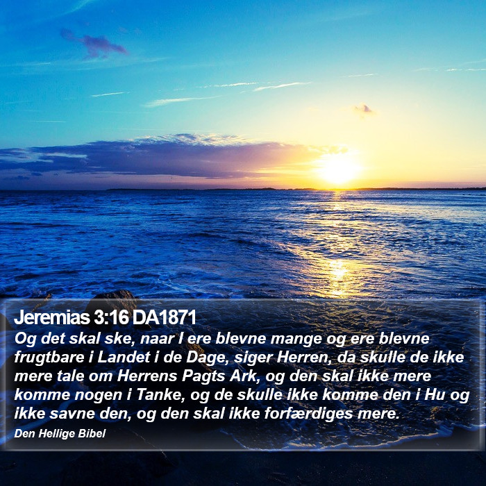 Jeremias 3:16 DA1871 Bible Study