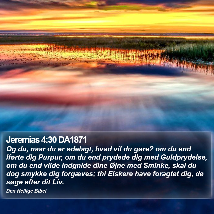 Jeremias 4:30 DA1871 Bible Study