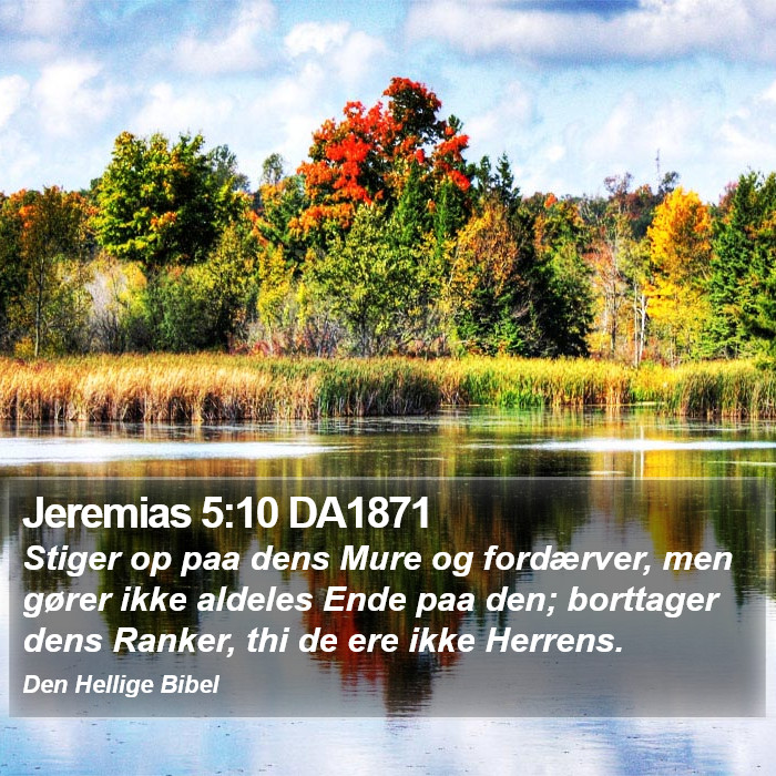 Jeremias 5:10 DA1871 Bible Study