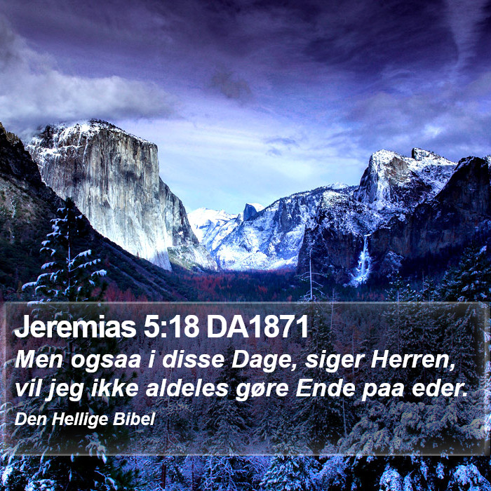 Jeremias 5:18 DA1871 Bible Study