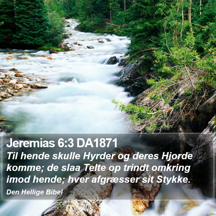 Jeremias 6:3 DA1871 Bible Study