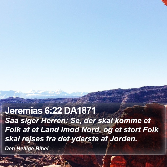 Jeremias 6:22 DA1871 Bible Study