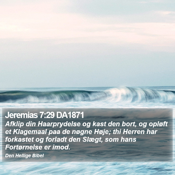 Jeremias 7:29 DA1871 Bible Study