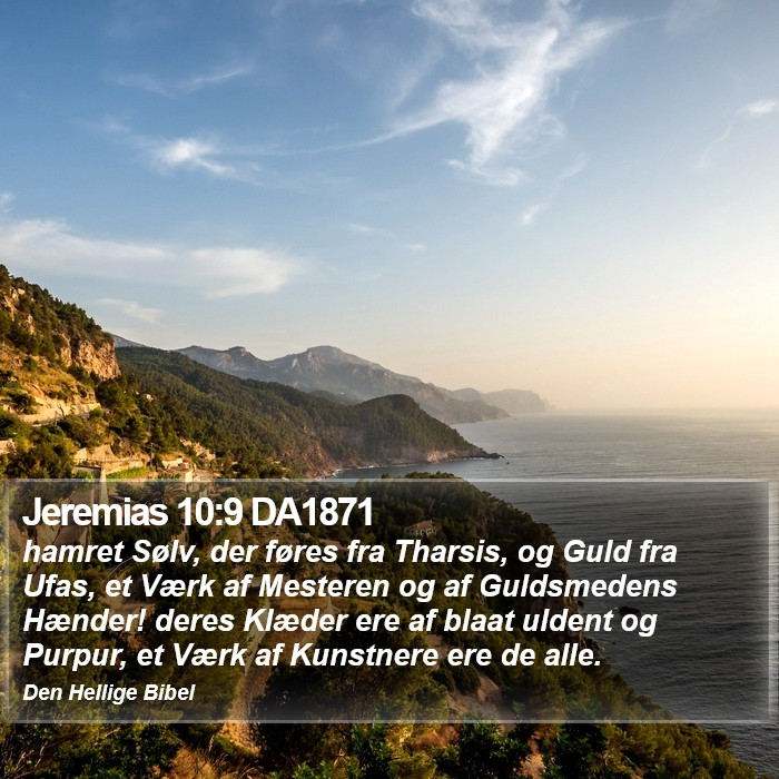 Jeremias 10:9 DA1871 Bible Study