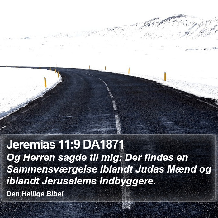 Jeremias 11:9 DA1871 Bible Study