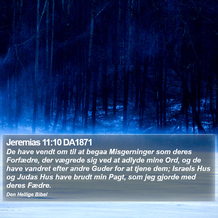 Jeremias 11:10 DA1871 Bible Study