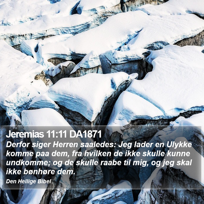 Jeremias 11:11 DA1871 Bible Study