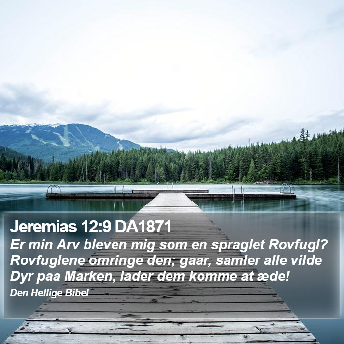 Jeremias 12:9 DA1871 Bible Study