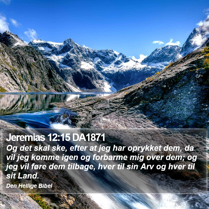 Jeremias 12:15 DA1871 Bible Study