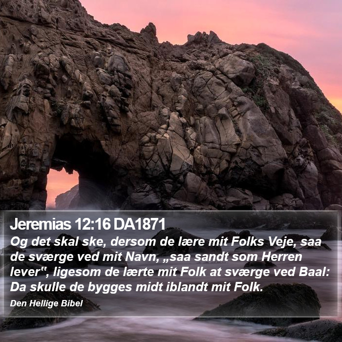 Jeremias 12:16 DA1871 Bible Study