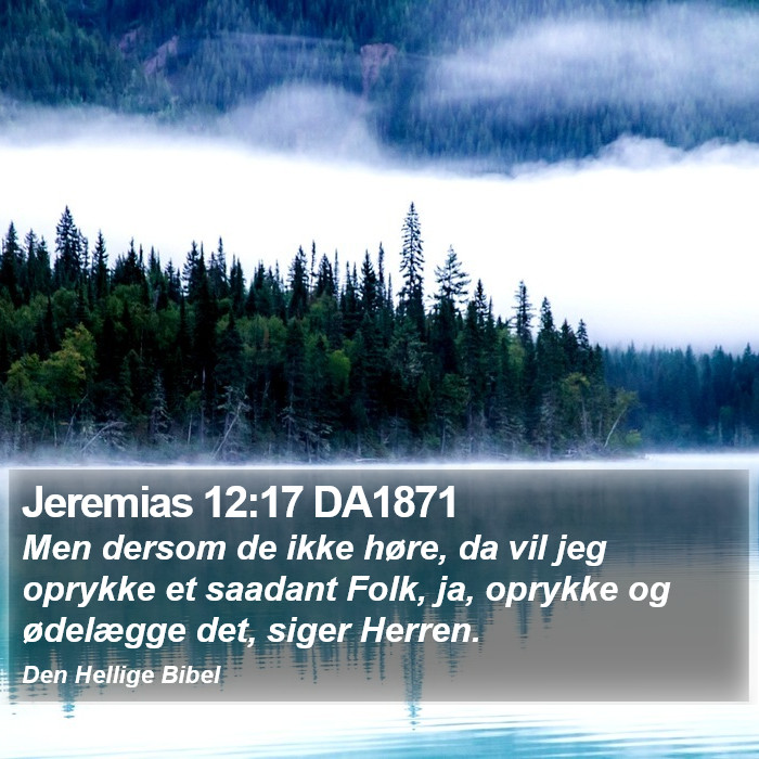 Jeremias 12:17 DA1871 Bible Study