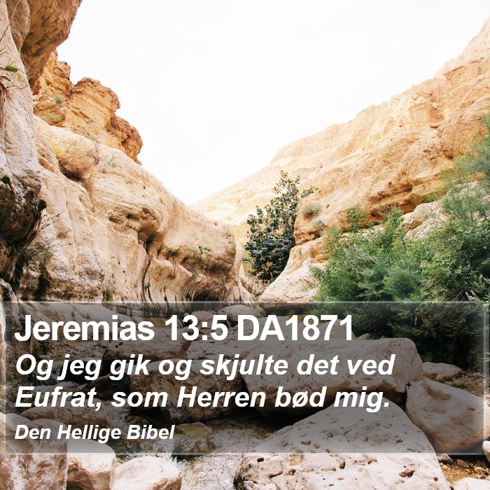Jeremias 13:5 DA1871 Bible Study
