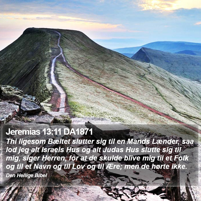 Jeremias 13:11 DA1871 Bible Study