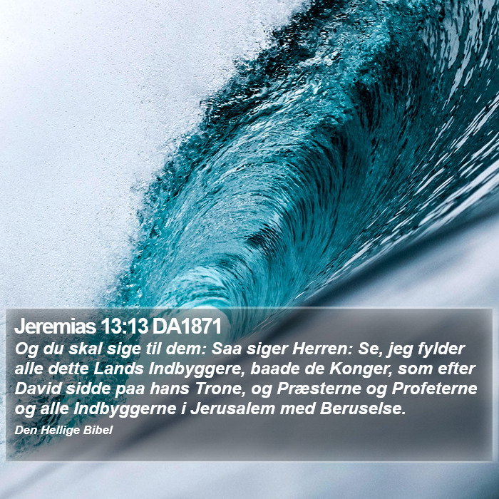 Jeremias 13:13 DA1871 Bible Study