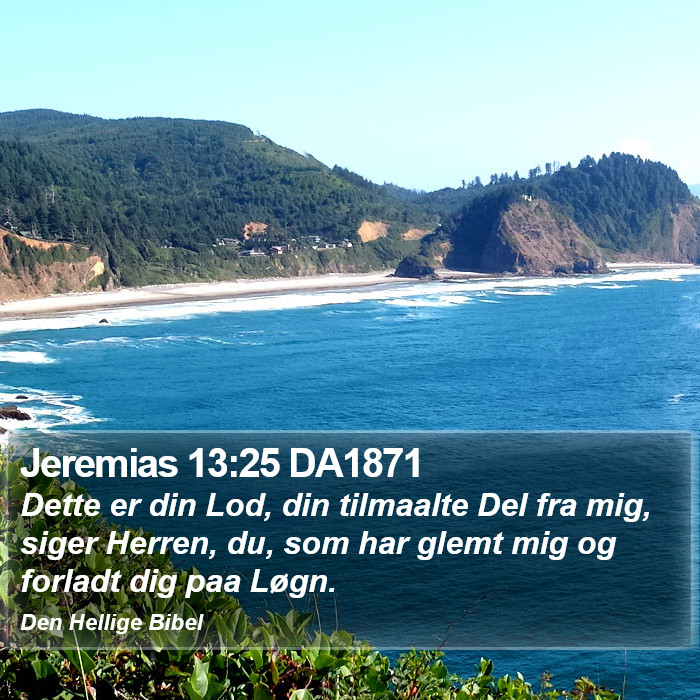 Jeremias 13:25 DA1871 Bible Study