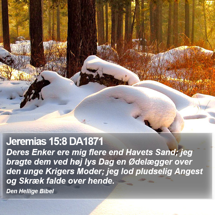 Jeremias 15:8 DA1871 Bible Study