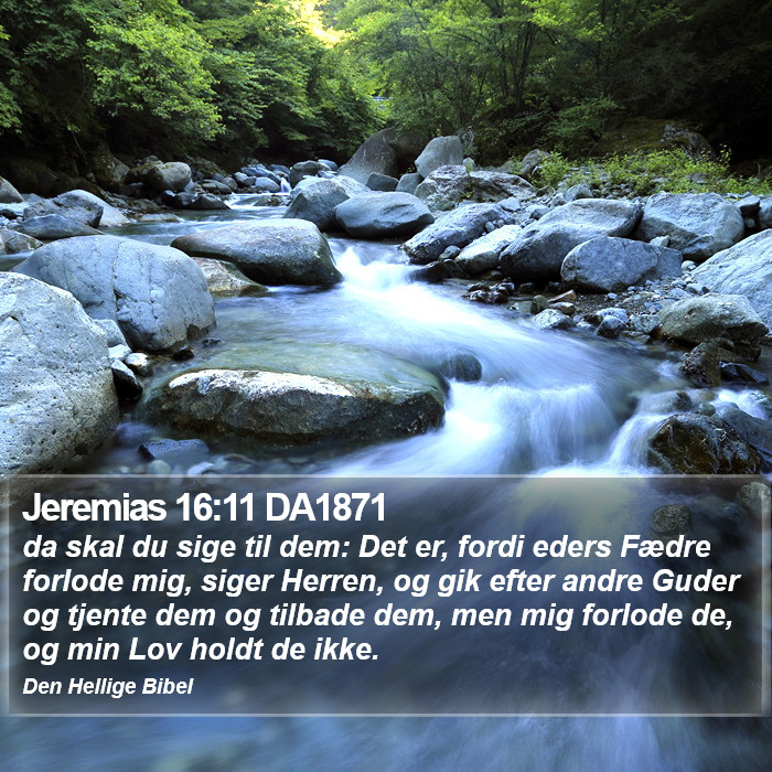 Jeremias 16:11 DA1871 Bible Study