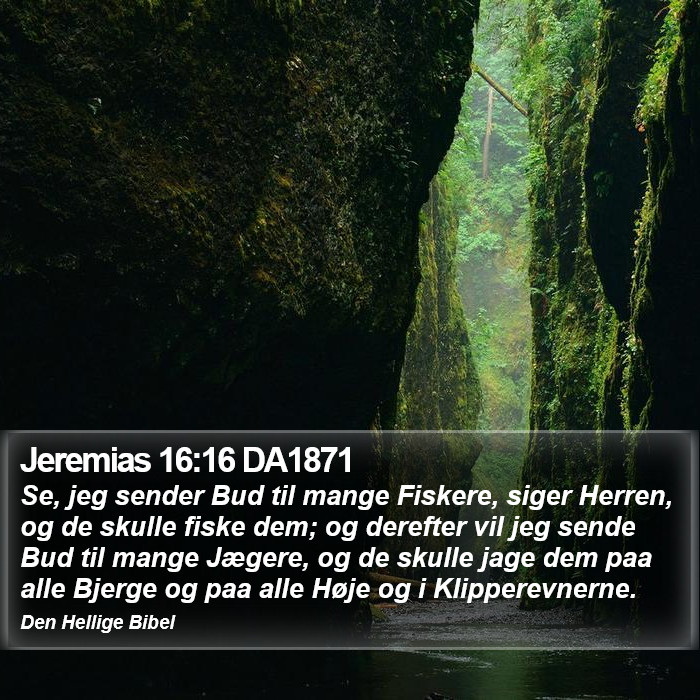 Jeremias 16:16 DA1871 Bible Study