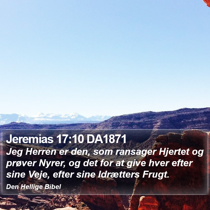 Jeremias 17:10 DA1871 Bible Study