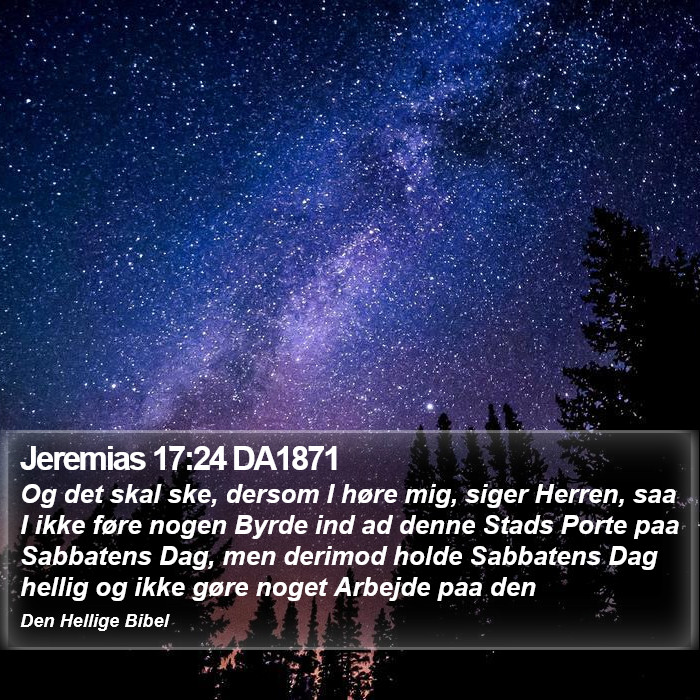 Jeremias 17:24 DA1871 Bible Study