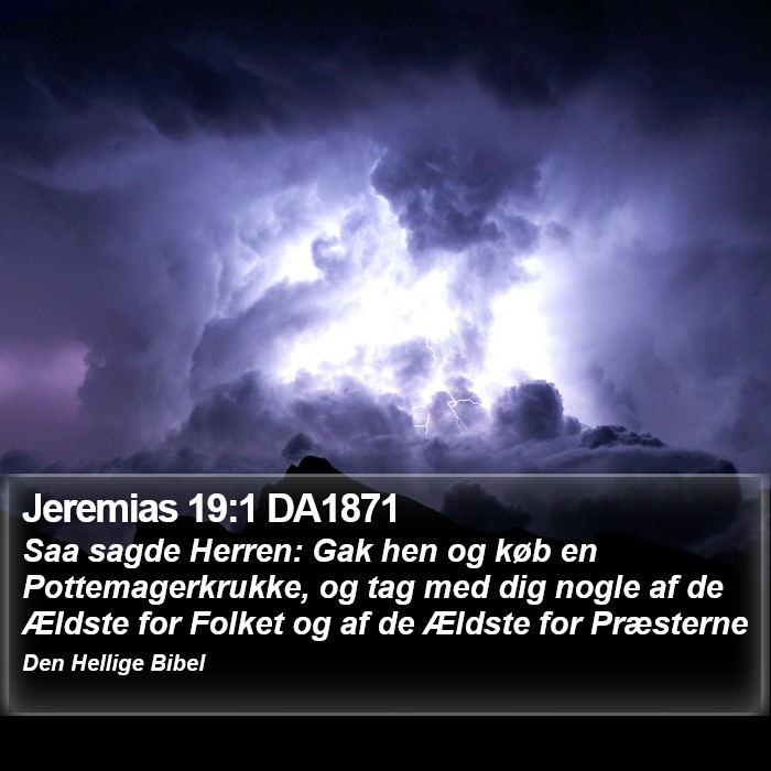 Jeremias 19:1 DA1871 Bible Study