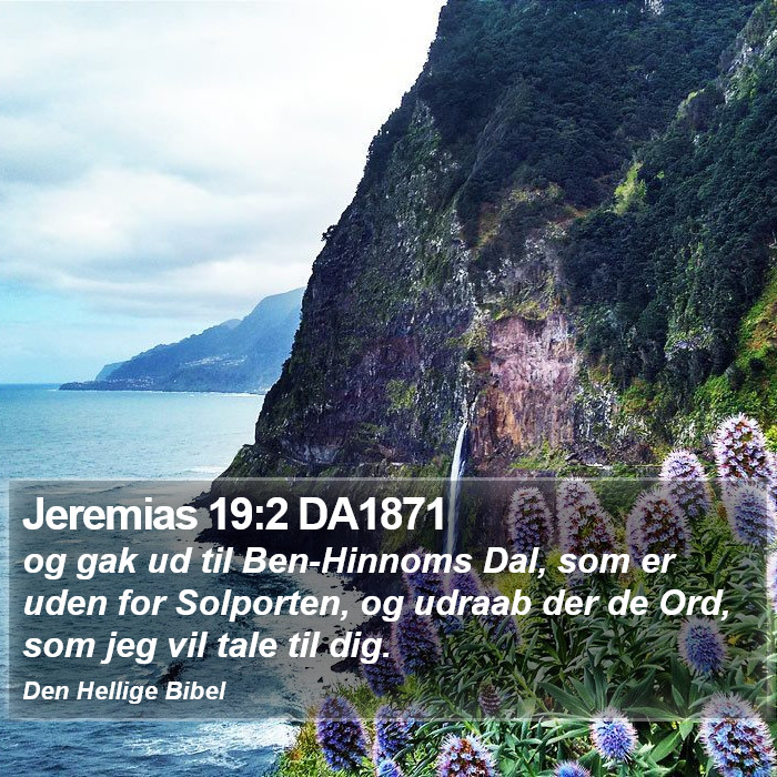 Jeremias 19:2 DA1871 Bible Study