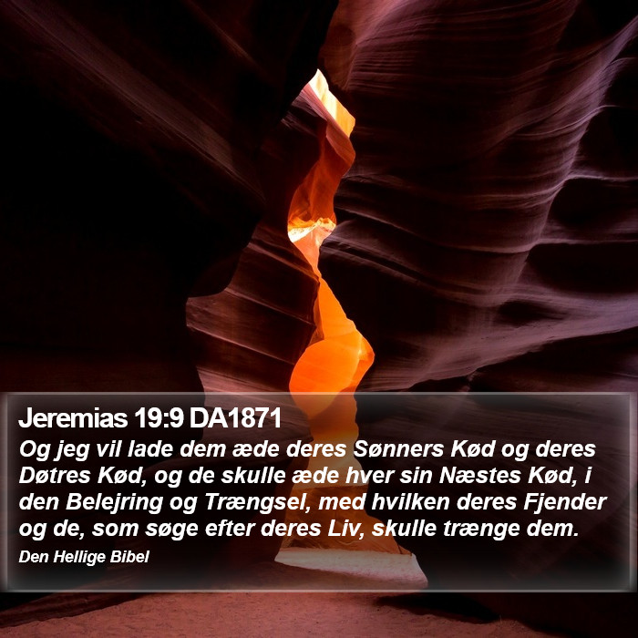 Jeremias 19:9 DA1871 Bible Study