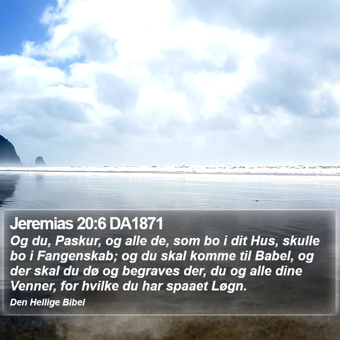 Jeremias 20:6 DA1871 Bible Study