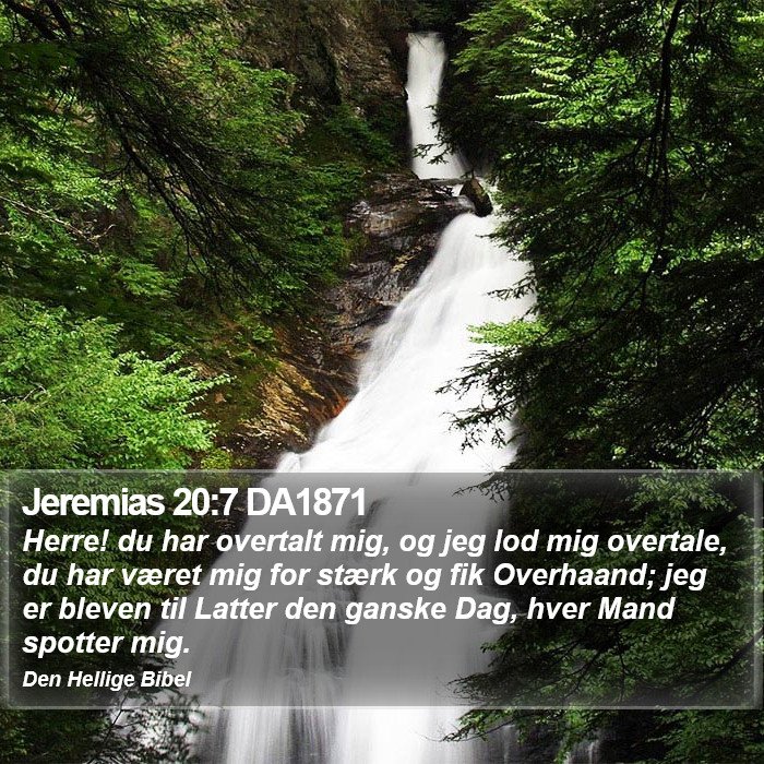 Jeremias 20:7 DA1871 Bible Study
