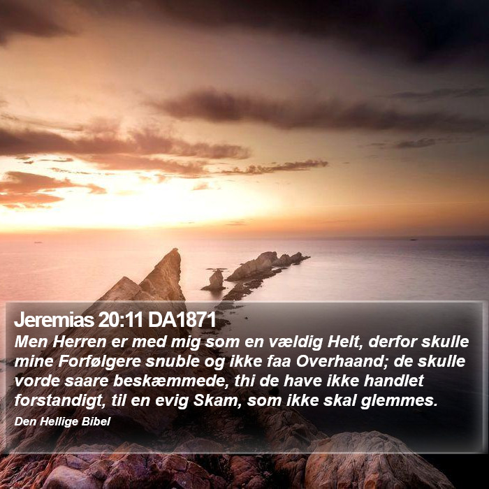 Jeremias 20:11 DA1871 Bible Study