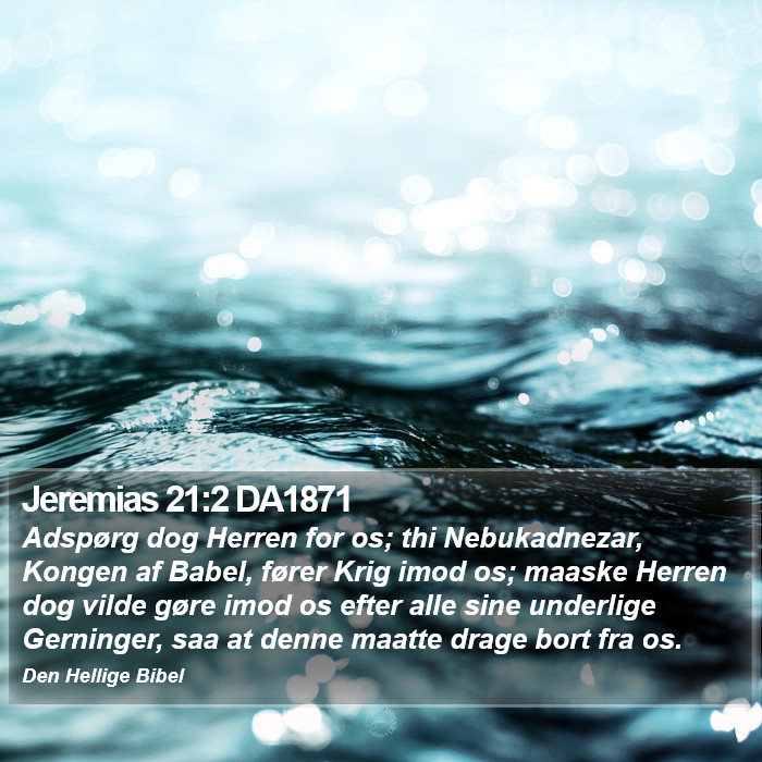 Jeremias 21:2 DA1871 Bible Study