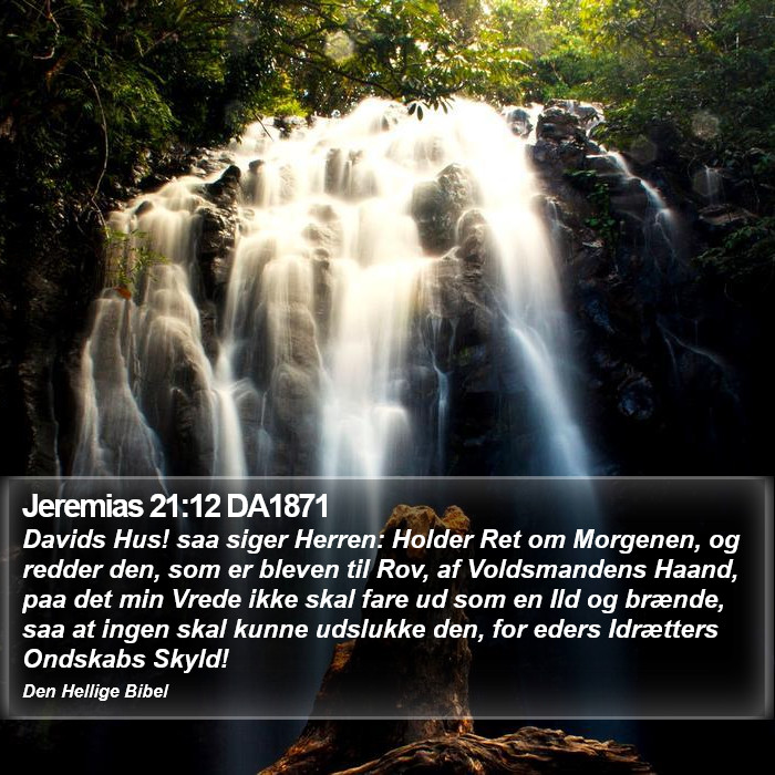 Jeremias 21:12 DA1871 Bible Study