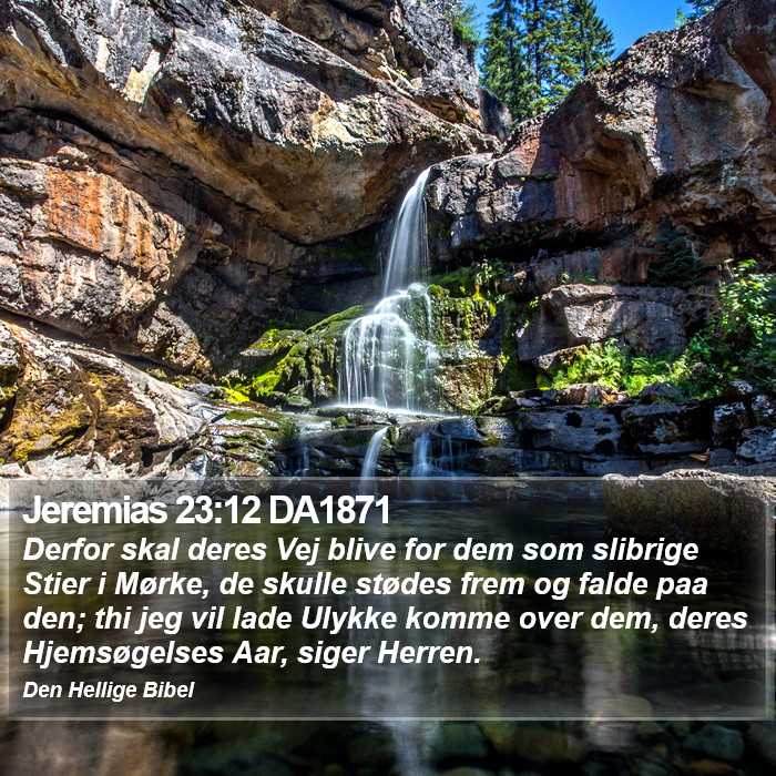 Jeremias 23:12 DA1871 Bible Study