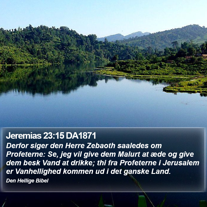 Jeremias 23:15 DA1871 Bible Study