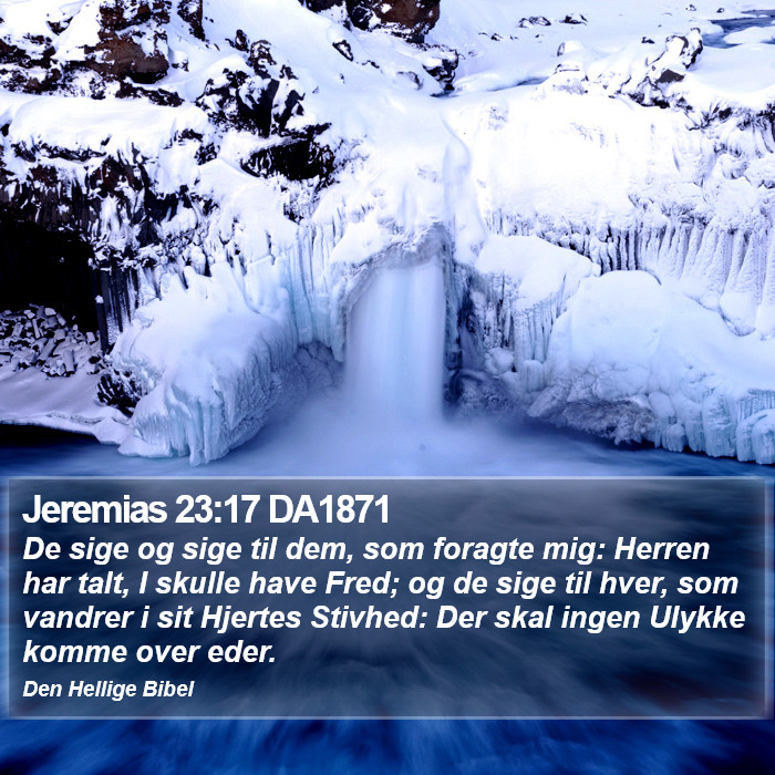 Jeremias 23:17 DA1871 Bible Study