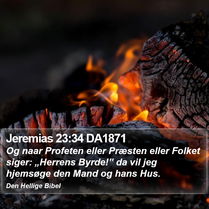 Jeremias 23:34 DA1871 Bible Study