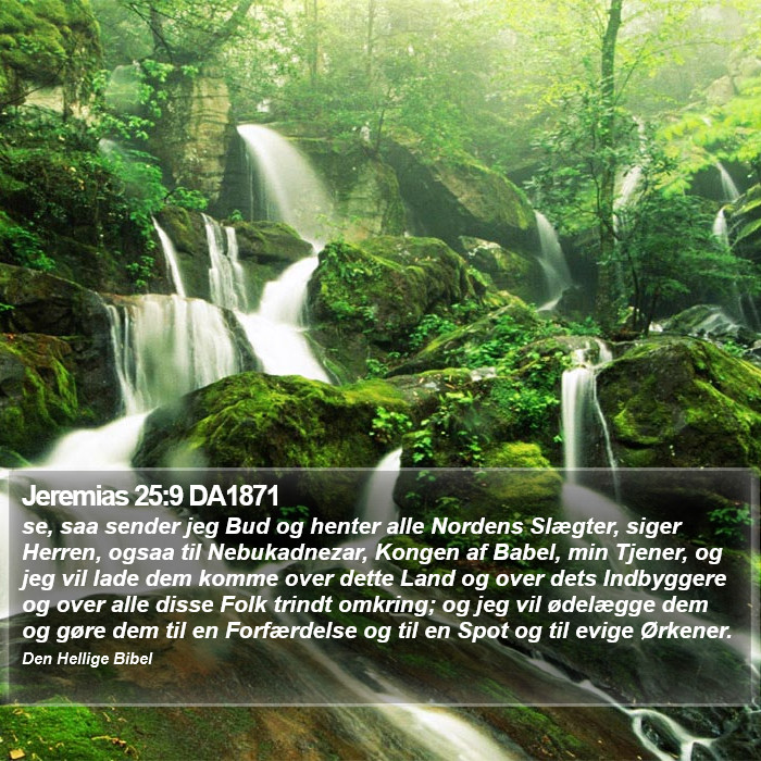 Jeremias 25:9 DA1871 Bible Study