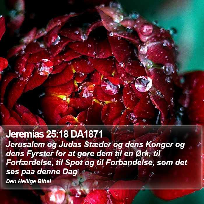 Jeremias 25:18 DA1871 Bible Study