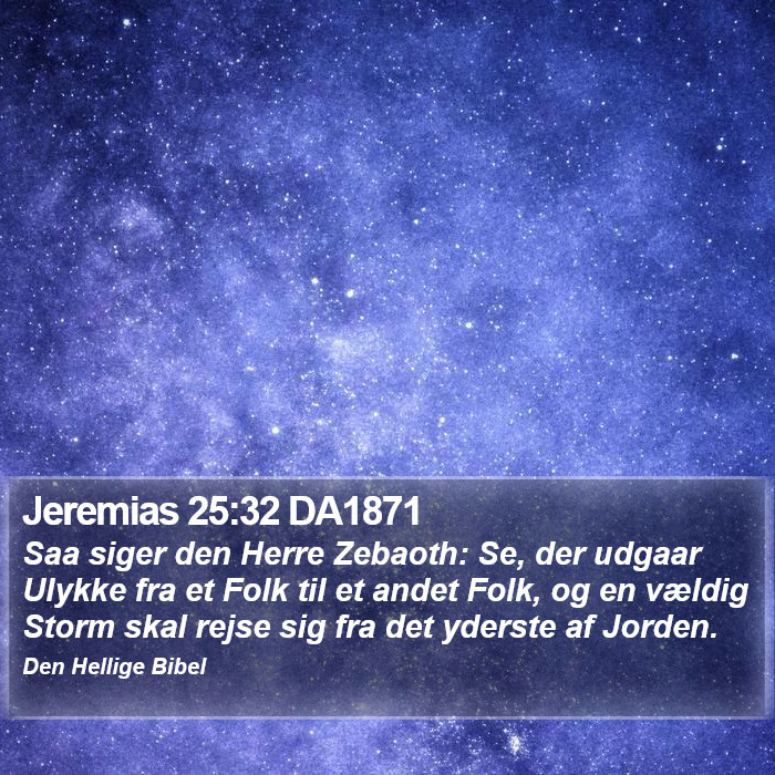 Jeremias 25:32 DA1871 Bible Study