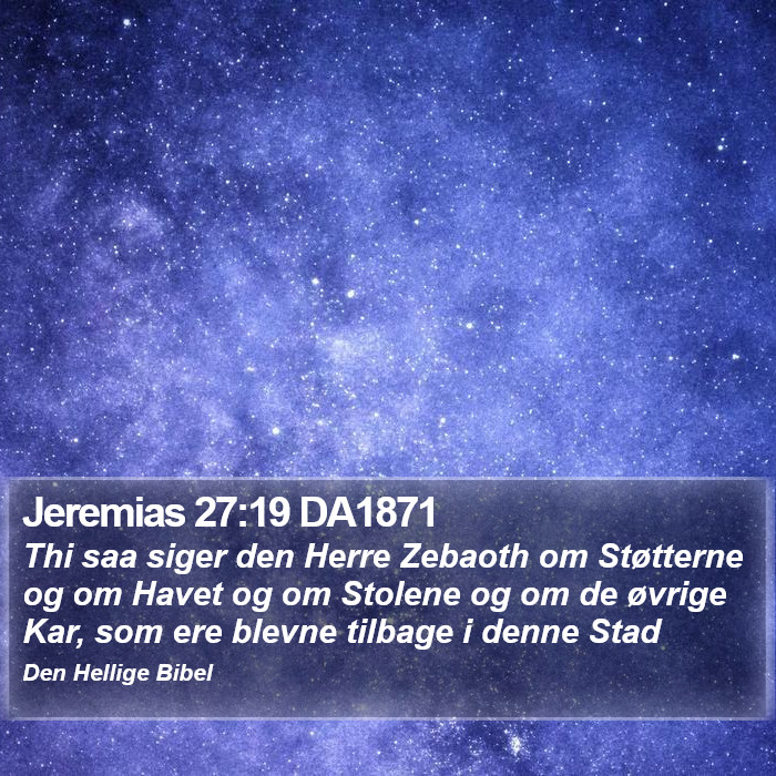 Jeremias 27:19 DA1871 Bible Study