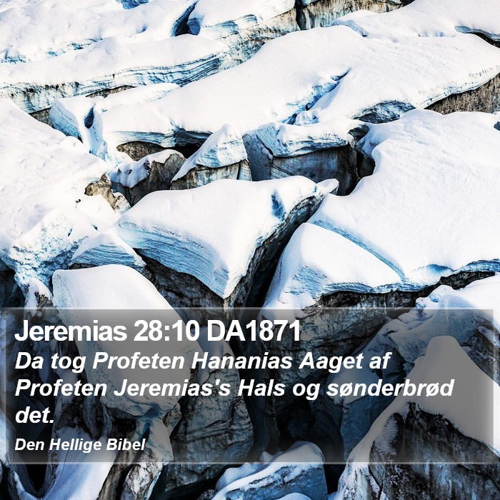 Jeremias 28:10 DA1871 Bible Study