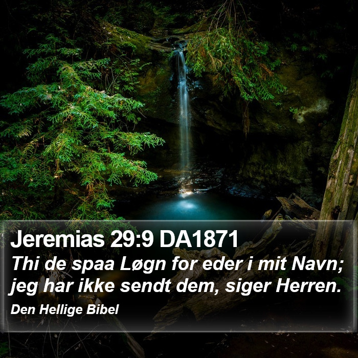 Jeremias 29:9 DA1871 Bible Study