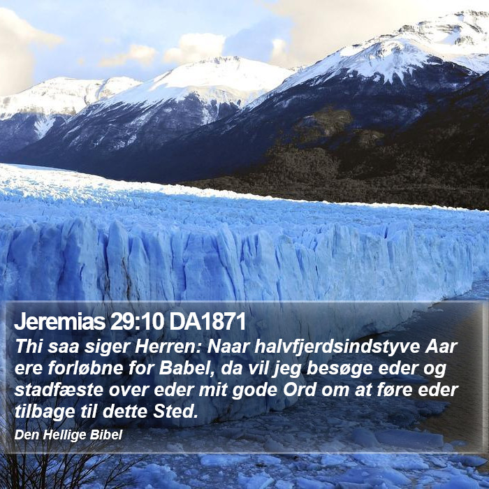 Jeremias 29:10 DA1871 Bible Study