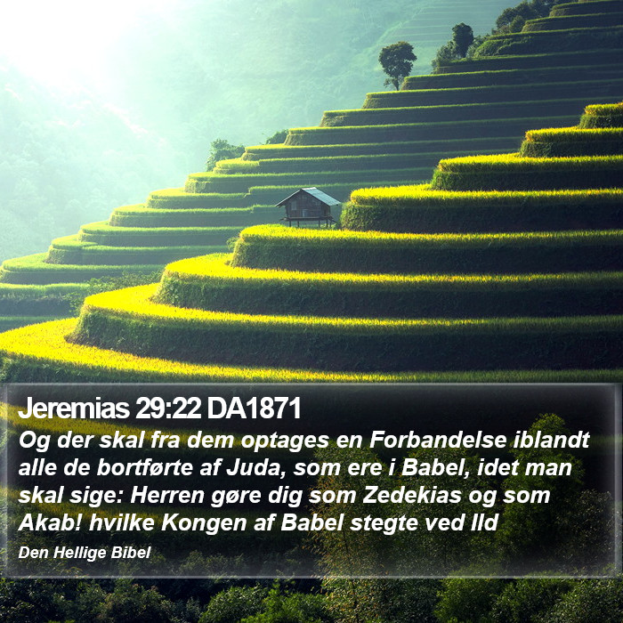 Jeremias 29:22 DA1871 Bible Study